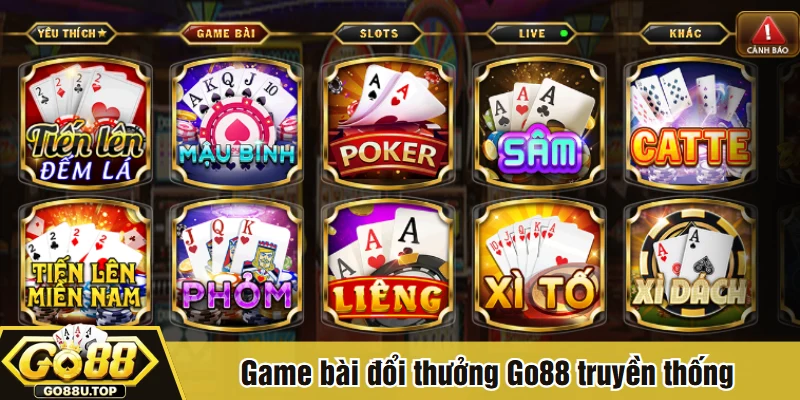 Game bài đổi thưởng Go88 truyền thống
