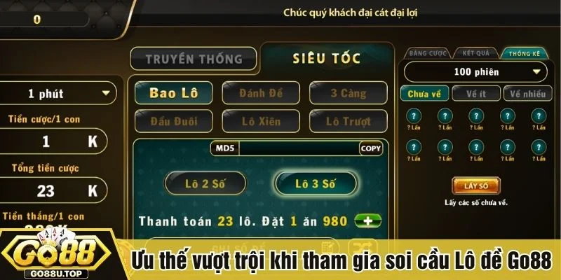 Giao diện thân thiện, thao tác đặt số nhanh