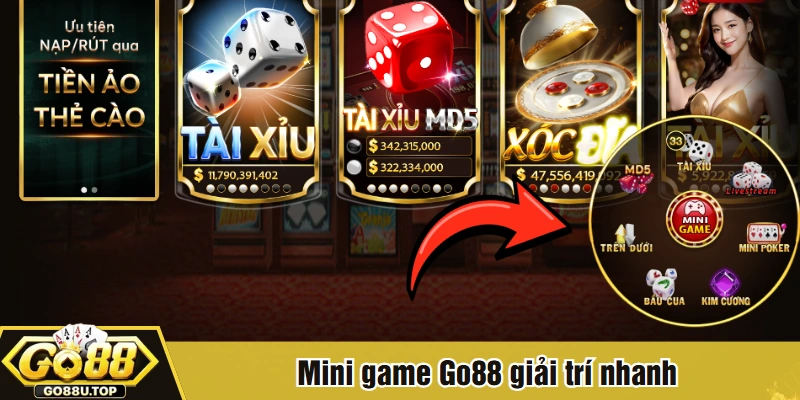Mini game Go88 giải trí nhanh