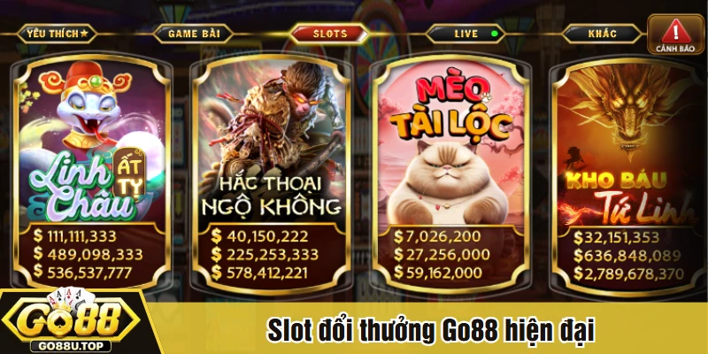Slot đổi thưởng Go88 hiện đại