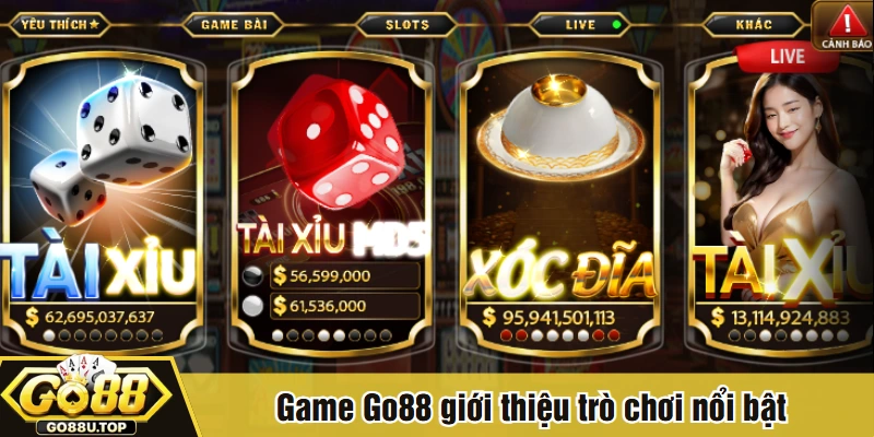 Game Go88 giới thiệu trò chơi nổi bật