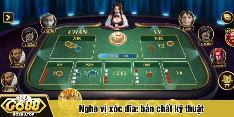 Nghe vị xóc đĩa và những yếu tố hình thành âm thanh