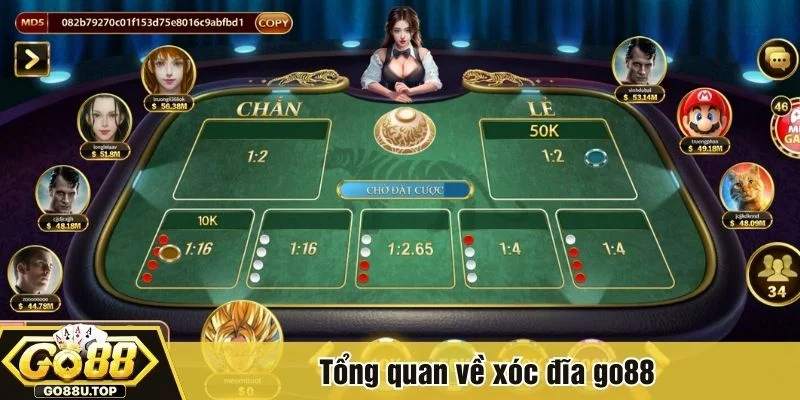 Xóc đĩa Go88 thu hút cộng đồng yêu thích game dân gian